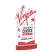 EdgeCraft Rectangle VividPrint™ on Alberton - Red (via Air) | https://www.bestnamebadges.com