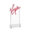 EdgeCraft Rectangle on Alberton - Clear (via Ocean) | https://www.bestnamebadges.com