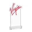 EdgeCraft Rectangle on Alberton - Clear (via Ocean) | https://www.bestnamebadges.com