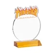 EdgeCraft Round on Mitered - Amber (via Ocean) | https://www.bestnamebadges.com
