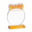 EdgeCraft Round on Mitered - Amber (via Ocean) | https://www.bestnamebadges.com