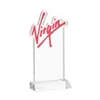 EdgeCraft Rectangle on Mitered - Clear (via Ocean) | https://www.bestnamebadges.com