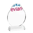 EdgeCraft Round on Hartford - Clear (via Air) | https://www.bestnamebadges.com