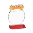 EdgeCraft Round on Mitered - Red (via Air) | https://www.bestnamebadges.com