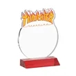 EdgeCraft Round on Mitered - Red (via Air) | https://www.bestnamebadges.com