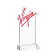 EdgeCraft Rectangle on Mitered - Clear (via Air) | https://www.bestnamebadges.com