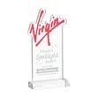 EdgeCraft Rectangle on Mitered - Clear (via Air) | https://www.bestnamebadges.com