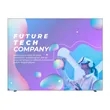 10ft Backlit Trade Show Display Kit | https://www.bestnamebadges.com