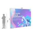 10ft Backlit Trade Show Display Kit | https://www.bestnamebadges.com