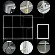 10ft Backlit Trade Show Display Kit | https://www.bestnamebadges.com