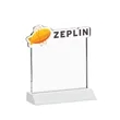 EdgeCraft Square VividPrint™ on Mitered - White (via Air) | https://www.bestnamebadges.com