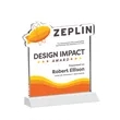 EdgeCraft Square VividPrint™ on Mitered - White (via Air) | https://www.bestnamebadges.com