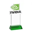 EdgeCraft Rectangle VividPrint™ on Hartford - Green (Ocean) | https://www.bestnamebadges.com