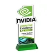 EdgeCraft Rectangle VividPrint™ on Hartford - Green (Ocean) | https://www.bestnamebadges.com