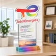 EdgeCraft Rect. VividPrint™ on Mitered - Prismatic (Ocean) | https://www.bestnamebadges.com