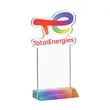 EdgeCraft Rect. VividPrint™ on Mitered - Prismatic (Ocean) | https://www.bestnamebadges.com