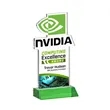 EdgeCraft Rectangle VividPrint™ on Mitered - Green (Ocean) | https://www.bestnamebadges.com