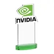 EdgeCraft Rectangle VividPrint™ on Alberton - Green (Air) | https://www.bestnamebadges.com