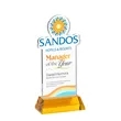 EdgeCraft Rectangle VividPrint™ on Hartford - Amber (Air) | https://www.bestnamebadges.com