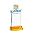 EdgeCraft Rectangle VividPrint™ on Hartford - Amber (Air) | https://www.bestnamebadges.com