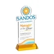 EdgeCraft Rectangle VividPrint™ on Hartford - Amber (Air) | https://www.bestnamebadges.com