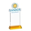 EdgeCraft Rectangle VividPrint™ on Hartford - Amber (Air) | https://www.bestnamebadges.com