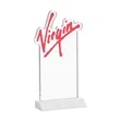 EdgeCraft Rectangle VividPrint™ on Mitered - White (Ocean) | https://www.bestnamebadges.com