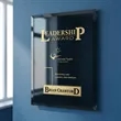 Mirror Plaque - Black | https://www.bestnamebadges.com