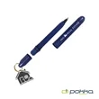 Pokka® Pocket Pen w/Dock & Gold Keyring & Charm | https://www.bestnamebadges.com