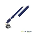 Pokka® Pocket Pen w/Dock & Gold Keyring & Charm | https://www.bestnamebadges.com
