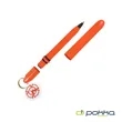 Pokka® Pocket Pen w/Dock & Gold Keyring & Charm | https://www.bestnamebadges.com