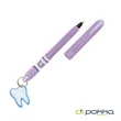 Pokka® Pocket Pen w/Dock & Gold Keyring & Charm | https://www.bestnamebadges.com
