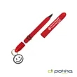 Pokka® Pocket Pen w/Dock & Gold Keyring & Charm | https://www.bestnamebadges.com