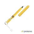 Pokka® Pocket Pen w/Dock & Gold Keyring & Charm | https://www.bestnamebadges.com