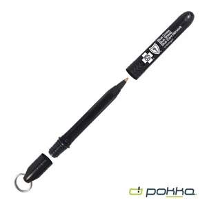 Pokka® Pocket Pen w/Dock & Chrome Keyring in Tin Box