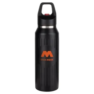 Digory Textured Sports Bottle w/Push Lock Button - 17oz