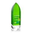 Emerald Tower VividPrint™ Award | https://www.bestnamebadges.com