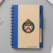 Spiral Bound Notebook & Harvest Pen | https://www.bestnamebadges.com