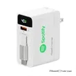 ReelCharge All-In-One Wall Charger w/Retractable Cable - 40W | https://www.bestnamebadges.com