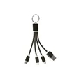 3 In 1 Light Up Muti Charging Cable With Key Ring | https://www.bestnamebadges.com