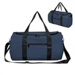 Hudson Recycled Leatherette Duffel Bag | https://www.bestnamebadges.com