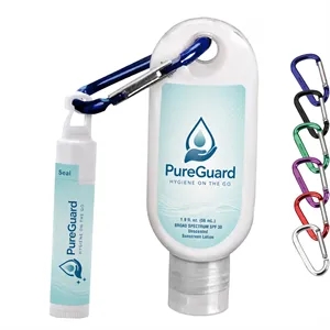 1.9 oz SunSafe Duo Sunscreen & Lip Balm Clip