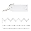 Folding Ruler Keychain | https://www.bestnamebadges.com