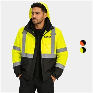 PORTWEST® Hi-Vis 3-in-1 Contrast Premium Bomber Jacket