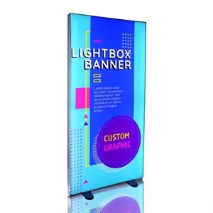 39" x 79" Custom Printed SEG Backlit Lightbox Banner Display