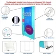 39" x 79" Custom Printed SEG Backlit Lightbox Banner Display | https://www.bestnamebadges.com