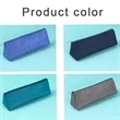 Cationic Polyester Triangular Pencil Pouch - 8.7x2.4x3.1 in | https://www.bestnamebadges.com