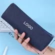 Cationic Polyester Triangular Pencil Pouch - 8.7x2.4x3.1 in | https://www.bestnamebadges.com