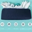 Cationic Polyester Triangular Pencil Pouch - 8.7x2.4x3.1 in | https://www.bestnamebadges.com