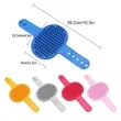 TPR Dog Shampoo Brush with Adjustable Handle | https://www.bestnamebadges.com